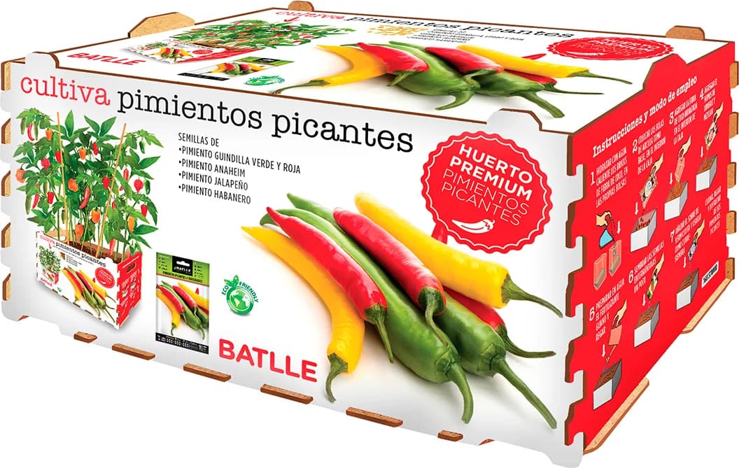 Kit Huerto Batlle Premium Pimientos Picantes — foto principal