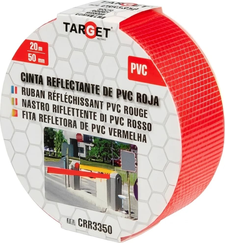 Cinta Reflectante Roja 33m x 50mm — foto principal
