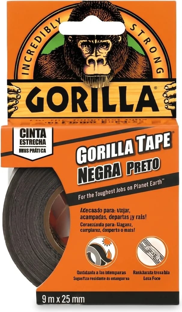 Cinta Americana Gorilla Tape 9m x 25mm — foto principal