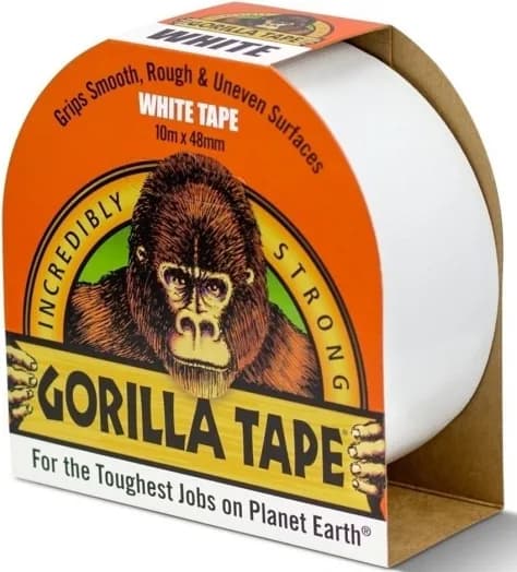 Cinta Americana Blanca Gorilla 10m x 48mm — foto principal