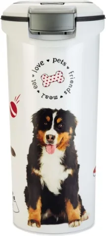 Contenedor para pienso perros con ruedas 20kg 54 litros — foto principal