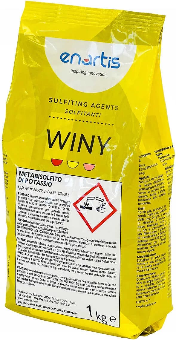 Metabisulfito De Potasio Vino Enartis Winy 1 Kg — foto principal