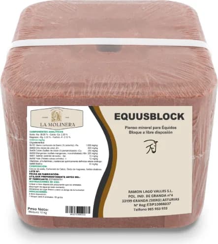 Bloque Mineral EqusBlock 10 kg — foto principal