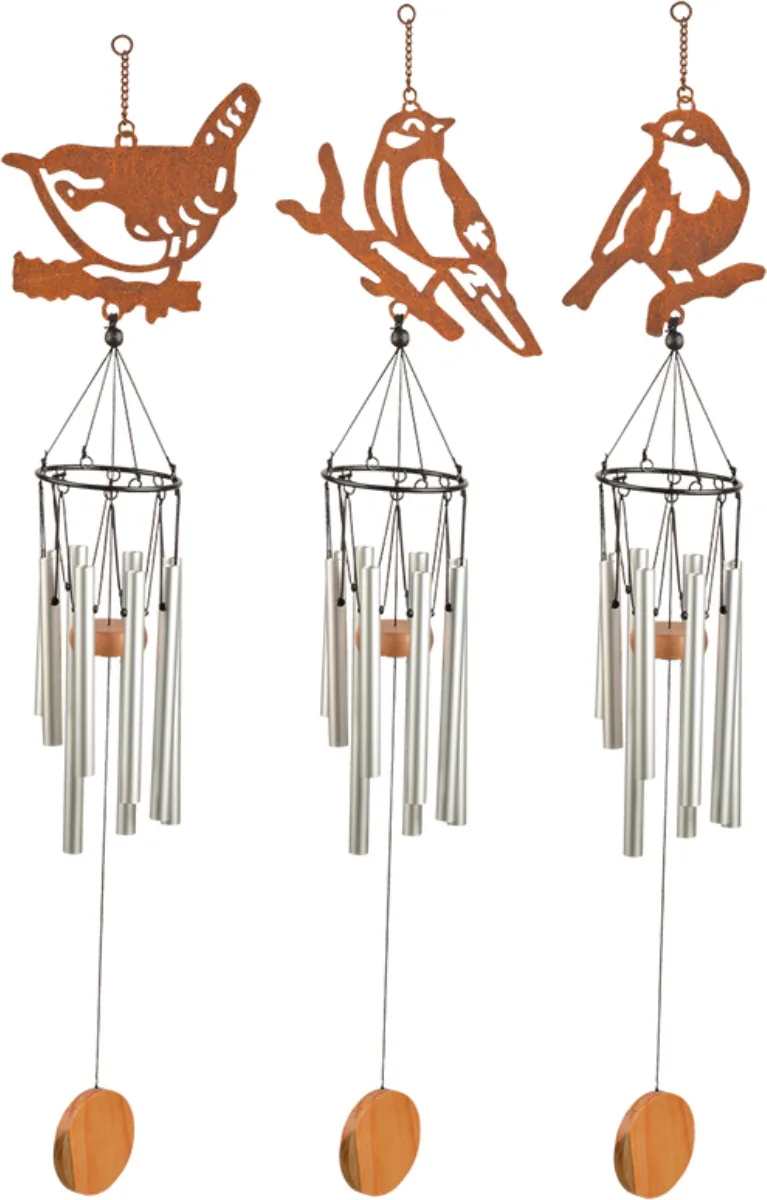 Carillon de Viento Pajaros Bronce — foto principal