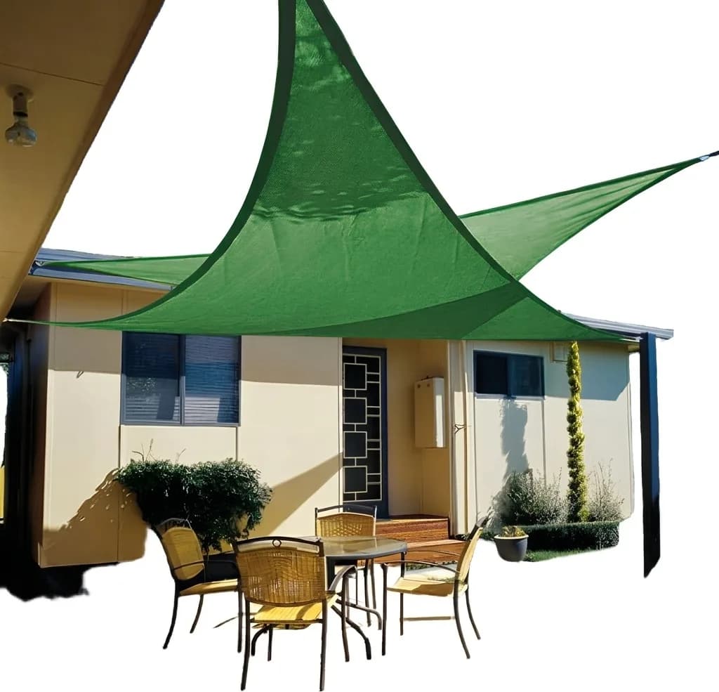 Toldo Vela 5x5x5 m Verde — foto principal