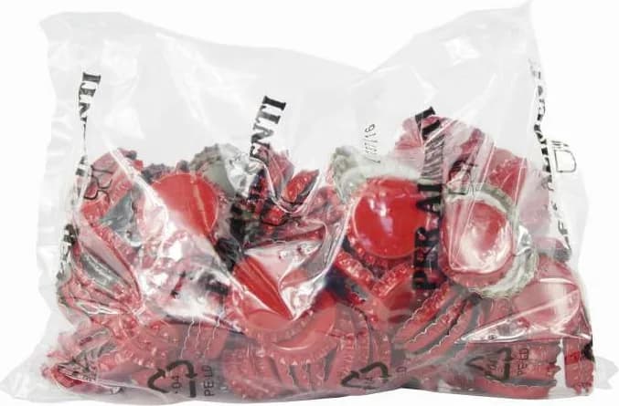 Chapas Botella Cerveza Rojo 26 mm 200 Unidades — foto principal