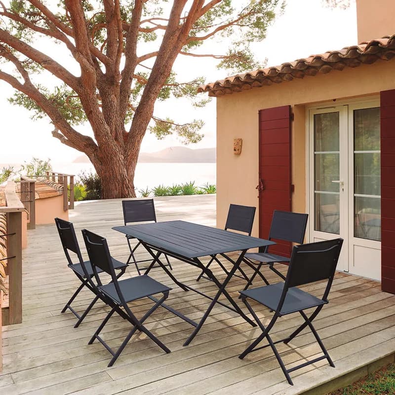 Mesa Rectangular Plegable Modelo Grafito 150x80 — foto principal