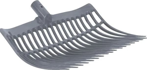 Horca Virutas Estiercol Plastico Gris — foto principal