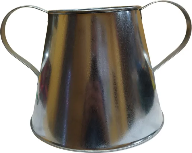 Asador castañas Cónico dos asas Chapa Zincada 24x16 cm — foto principal