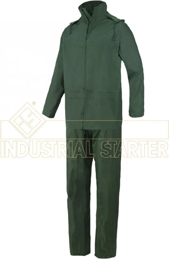 Traje agua impermeable Poliester Verde TS — foto principal