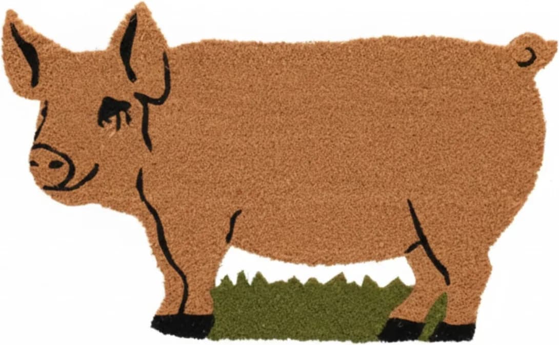 Felpudo Diseño Cerdito — foto principal