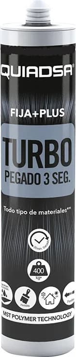 Cartucho Adhesivo Fija Plus Turbo 290 ml Gris — foto principal