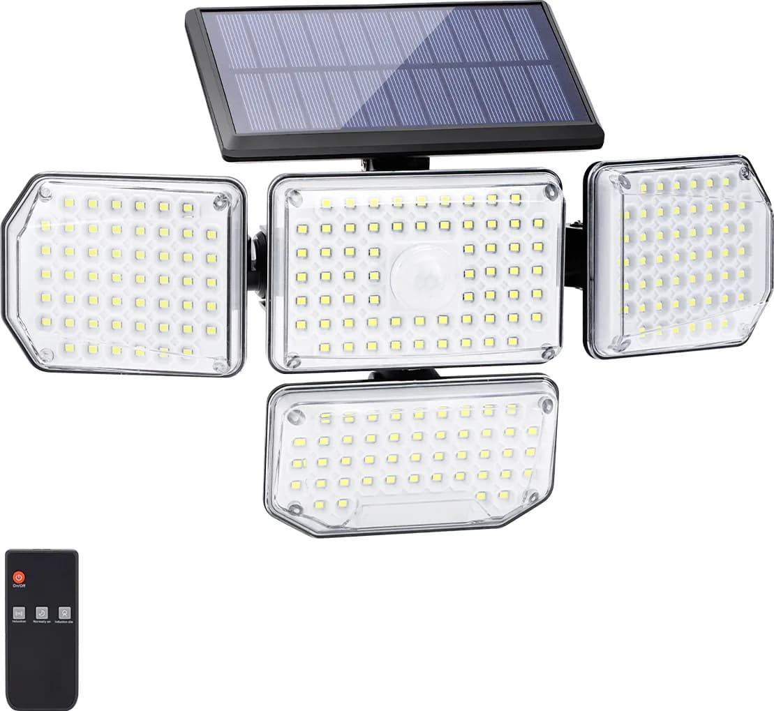 Foco Solar Led Exterior con Sensor de Movimiento — foto principal