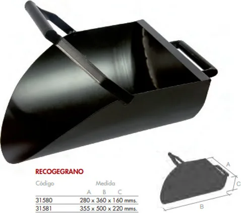 Paleta Recogegranos 280x360x160 mm — foto principal