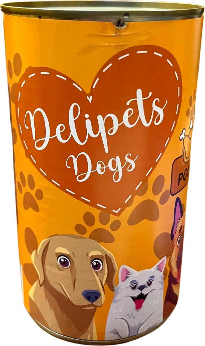 Lata Perro DeliPets Pollo 1240 Gr — foto principal