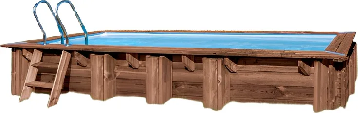 Piscina Sunbay Madera Rectangular 618x320x130 cm — foto principal