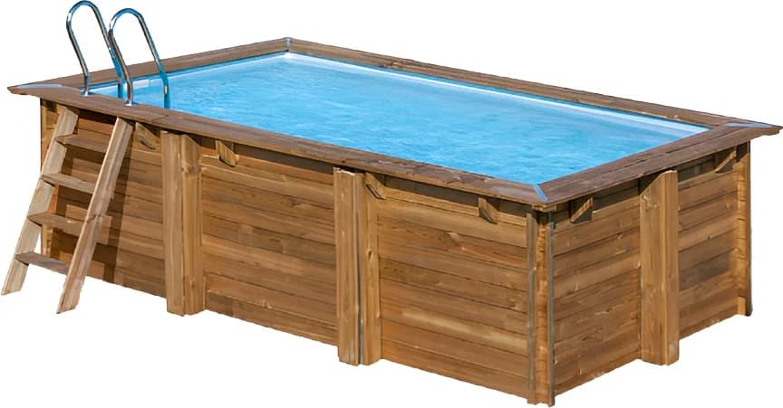 Piscina Sunbay Madera Rectangular 420x270x117 cm — foto principal