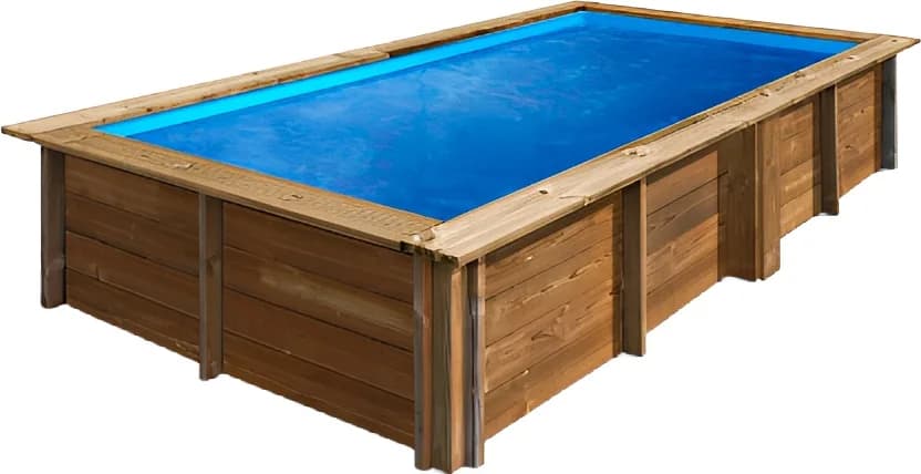 Piscina Sunbay Madera Rectangular 375x200x68 cm — foto principal