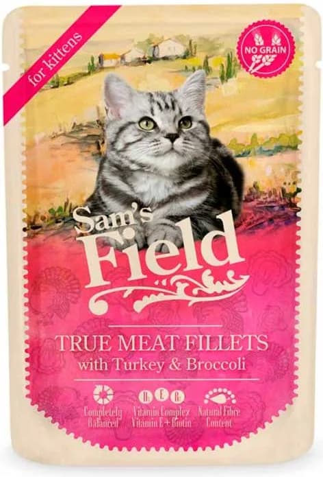 Sam's Field Kitten Filetes Pavo y Brocoli Sobre 85 g — foto principal