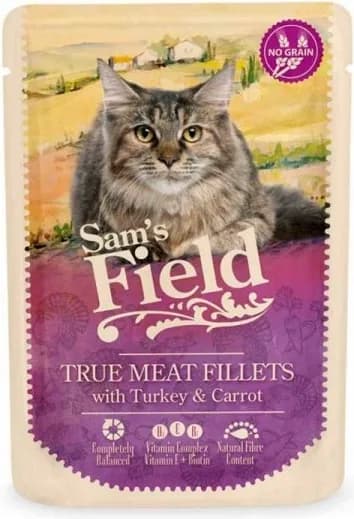 Sam's Field Adult Filetes Pavo y Zanahorias Sobre 85 g — foto principal