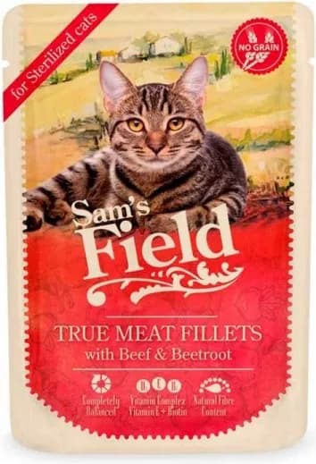 Sam's Field Sterilized Filetes Ternera y Remolacha Sobre 85 g — foto principal