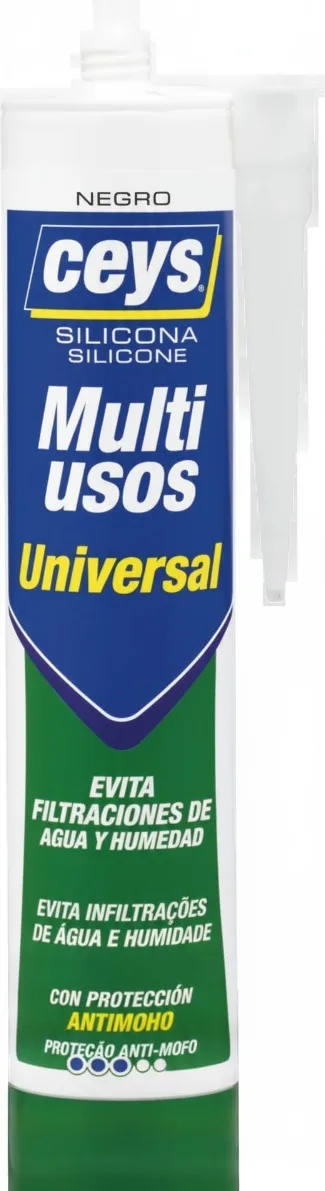 Silicona Universal Ceys Negro Cartucho 280 ml — foto principal