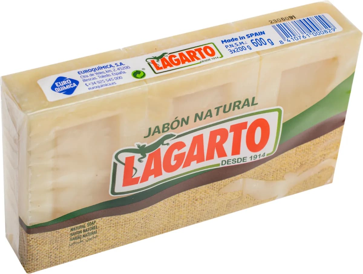 Jabon Lagarto Pastillas 3x200g — foto principal