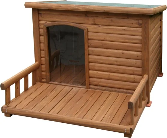 Caseta de Perro con Terraza 113x127x83 cm — foto principal