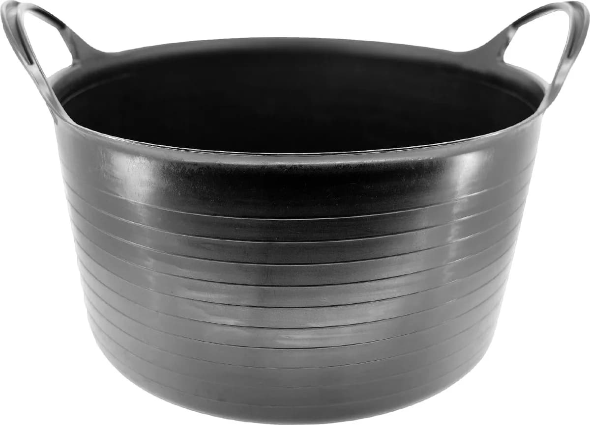 Cesto Vendimia / Capazo Plastico 14l Negro — foto principal