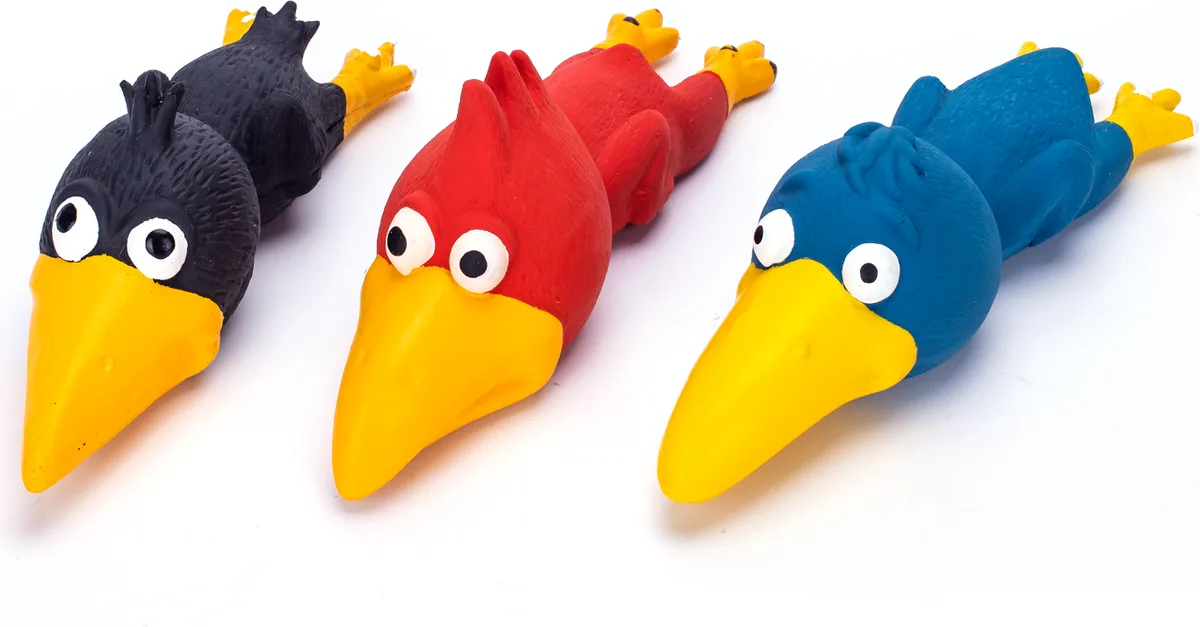 Juguete Latex Pajaro para Perro Con Sonido — foto principal
