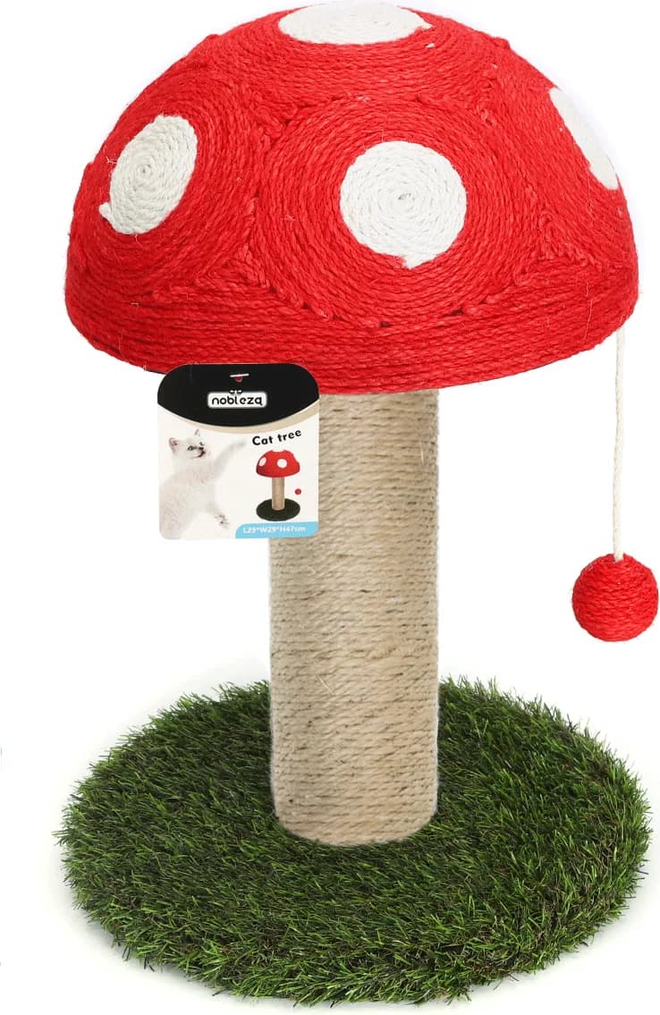 Rascador arbol para gatos con forma de seta — foto principal