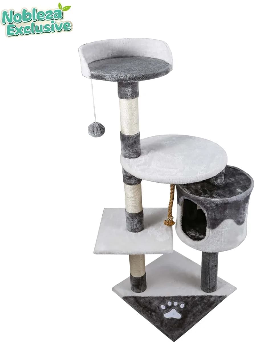 Rascador Arbol para Gatos Exclusive Blanco y Gris — foto principal