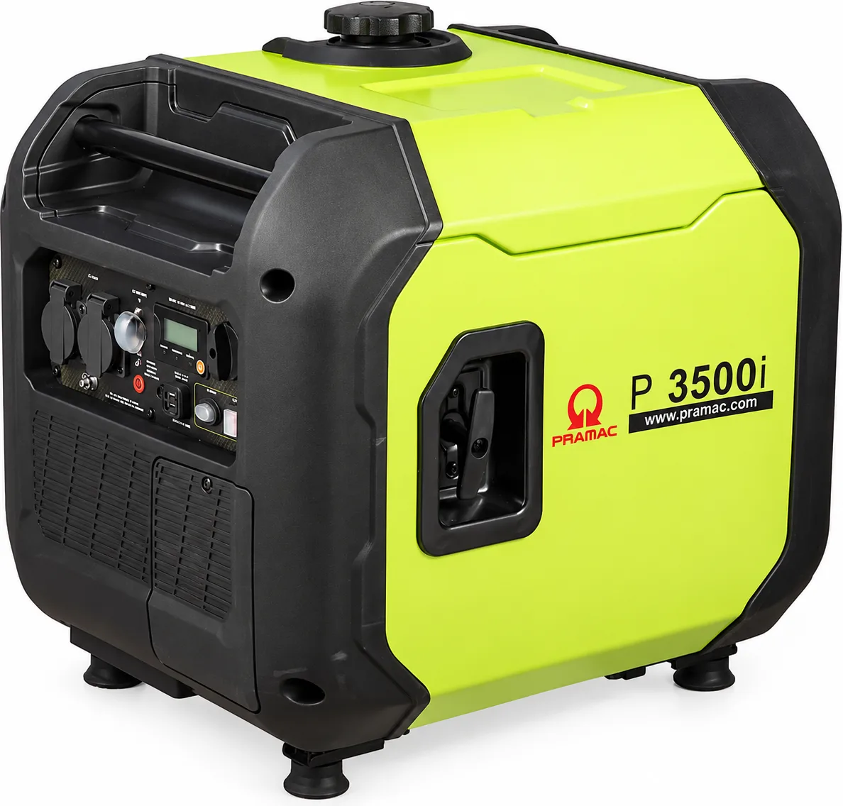 Generador inverter de gasolina Pramac P3500i · 3.000 W · arranque eléctrico — foto principal