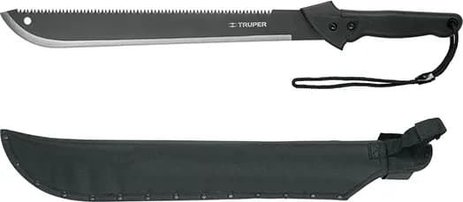 Machete Serrucho de Doble Filo 46 cm Funda Cinturon Truper — foto principal
