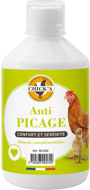 Complemento Alimenticio Aves de Corral Antipicaje 500 Ml — foto principal
