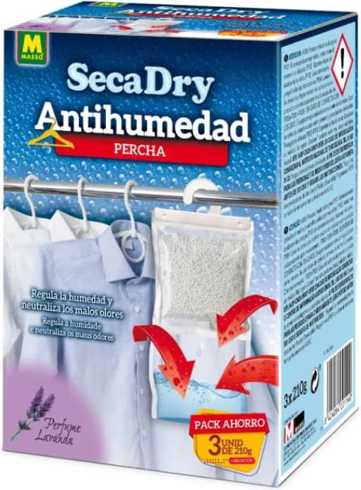 Secadry 3 Perchas Antihumedad — foto principal