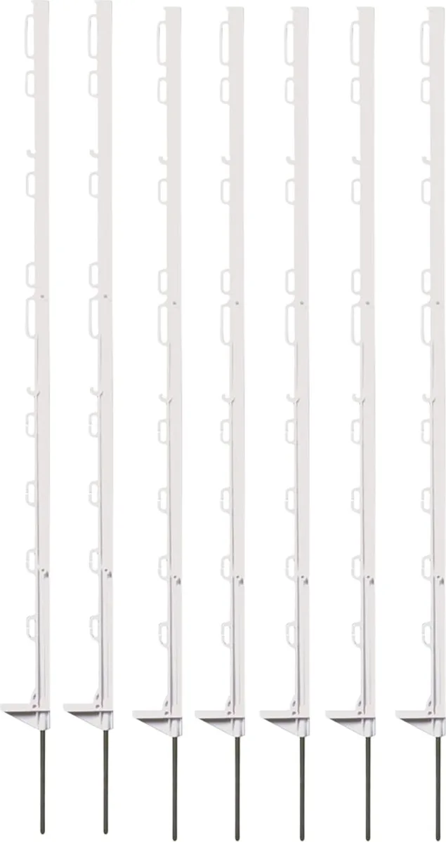 Pack 50 Unidades Poste Pastor Plastico Blanco 105 cm — foto principal