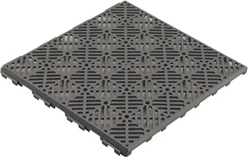 Baldosas Plastico Bahamas Antracita Pack 12 Unidades 30x30 cm — foto principal