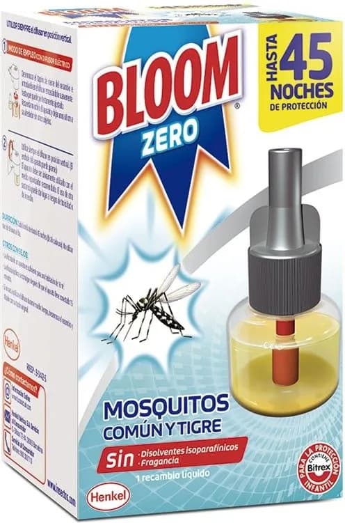 Bloom Zero Insecticida Electrico Antimosquitos Recambio 45 Noches — foto principal
