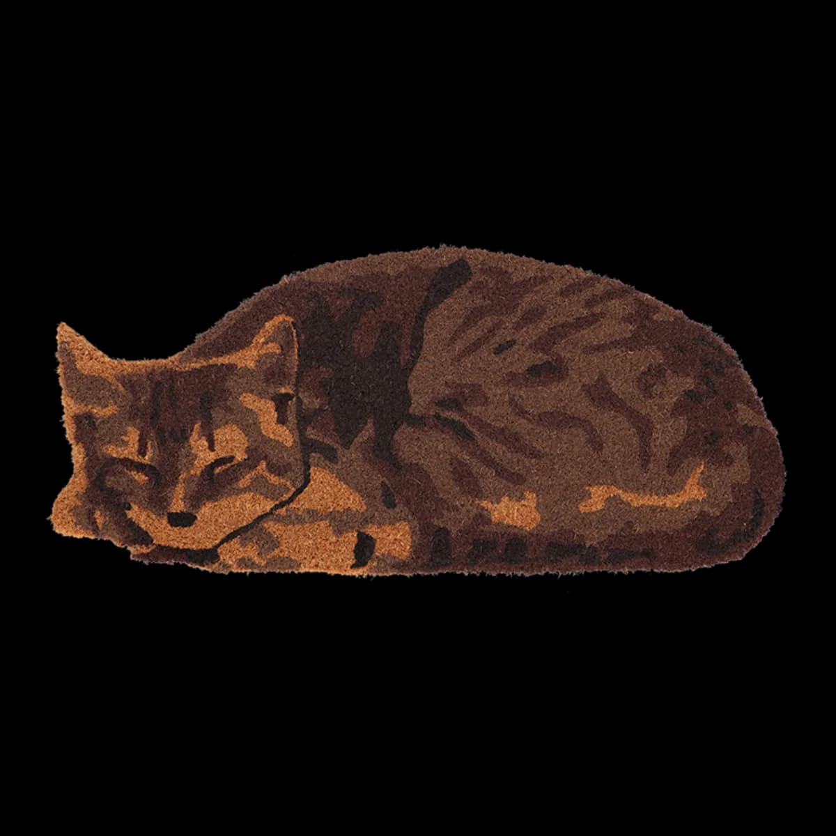Felpudo Gato Durmiendo Fibra de Coco — foto principal