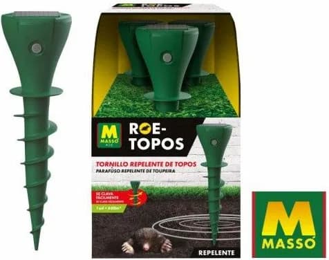 Repelente Topos Solar Roe Tornillo Pack 3 unidades — foto principal