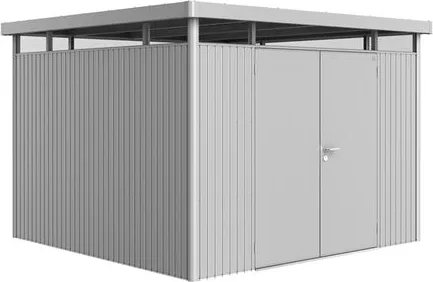 Caseta HighLine de chapa de acero 315 x 315 x 222 con doble puerta — foto principal