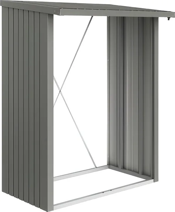 Armario Leñero WoodStock Gris Cuarzo 157 x 102 x 199 — foto principal