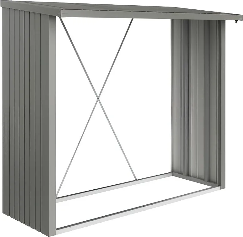 Armario Leñero WoodStock Gris Cuarzo 229 x 102 x 199 — foto principal