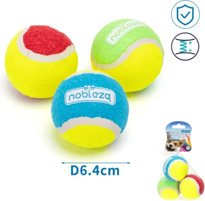 Juguete Pelota Tenis Elastica para Gatos — foto principal