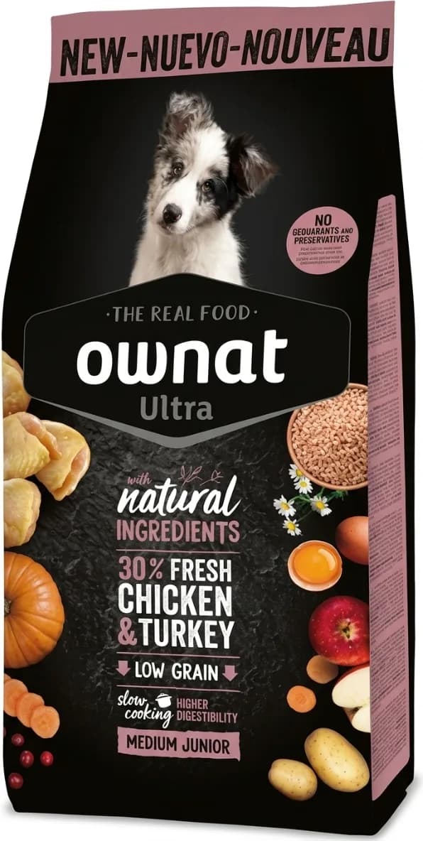 Pienso Perros Ownat Ultra Medium Junior Cachorros 12 kg — foto principal