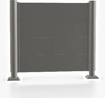 Pantalla Privacidad 135x150 Gris Cuarzo — foto principal