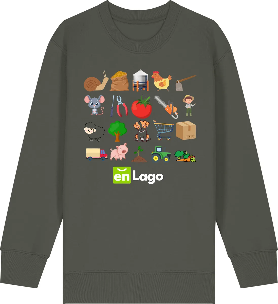 Sudadera Khaki Niño Enlago — foto principal