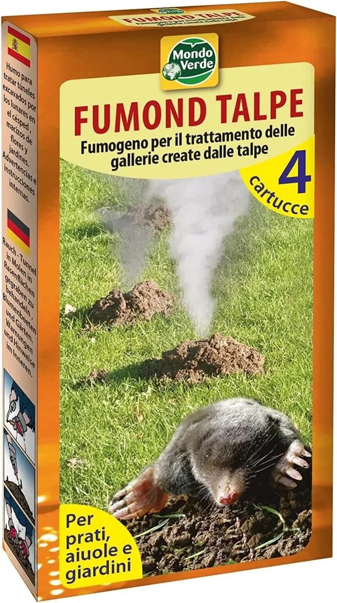 Cartuchos de Humo Repelente de Topos Pack 4 Unidades — foto principal