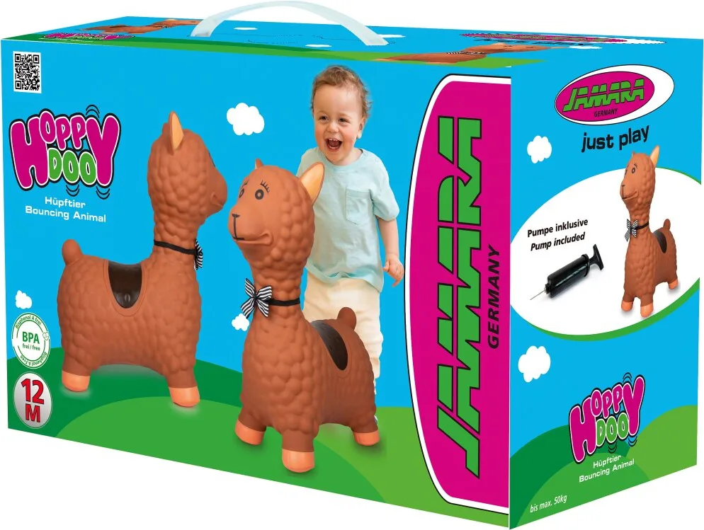 Lama Saltarina Correpasillos - Juguete Infantil Marron — foto principal
